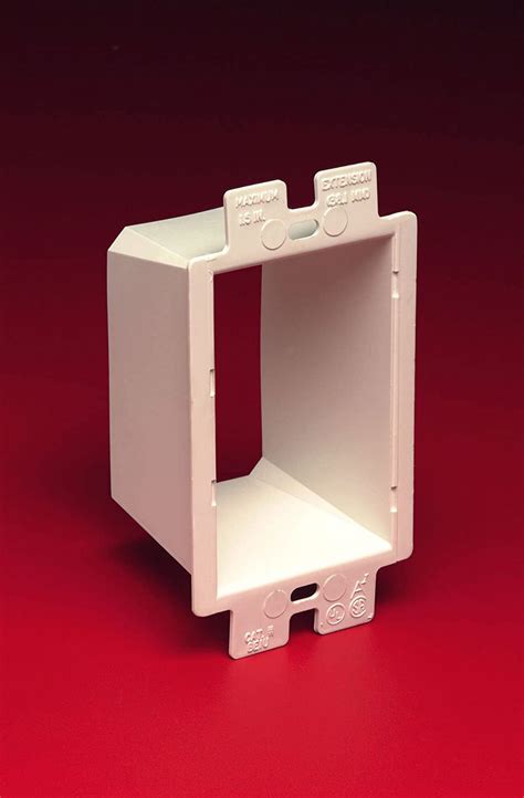 electrical box extender uk|adjustable outlet box extenders.